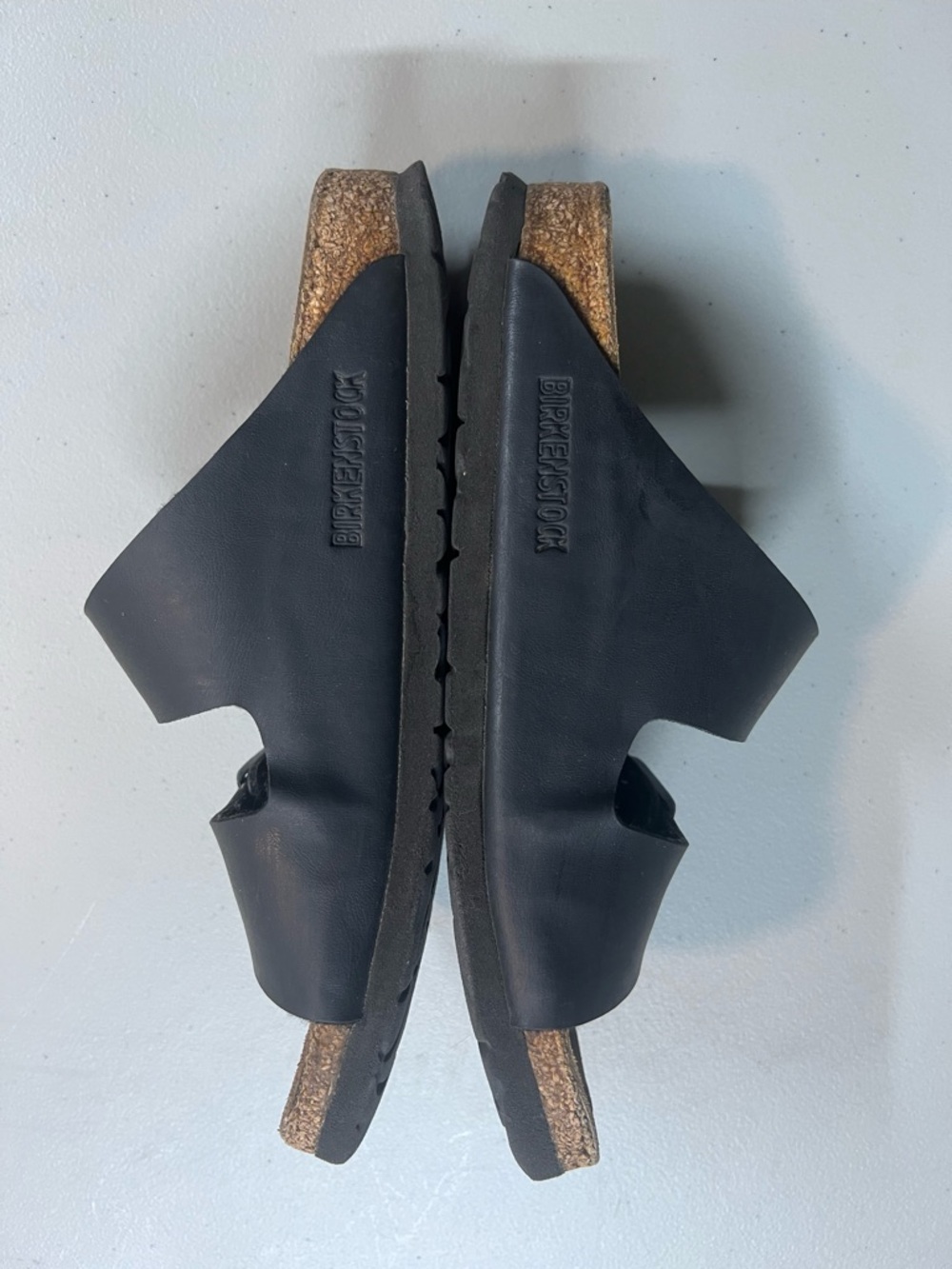 Birkenstock Arizona Black Sandals Women’s 37 EU 240 Leather Cork Footbed - Picture 6 of 10